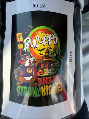 Buc-ee’s 2026 Halloween blanket 50 x 70 -new